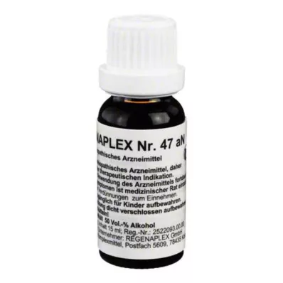 REGENAPLEX N:o 47 aN tippoja, 15 ml REGENAPLEX N:o 47 aN tippoja, 15 ml