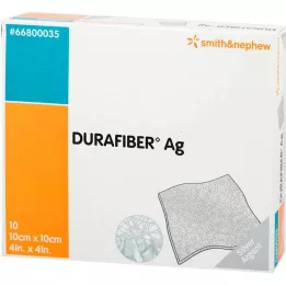 DURAFIBER Ag 10x10 cm sidos, 10 kpl