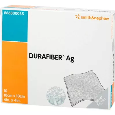 DURAFIBER Ag 10x10 cm sidos, 10 kpl DURAFIBER Ag 10x10 cm sidos, 10 kpl