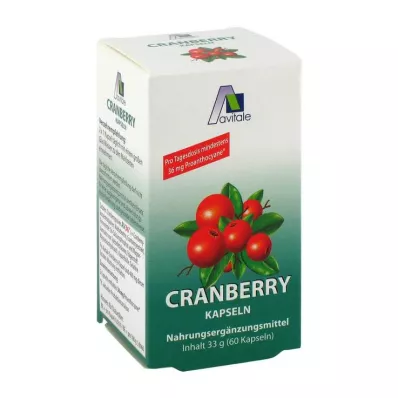 CRANBERRY KAPSELN 400 mg, 60 kpl