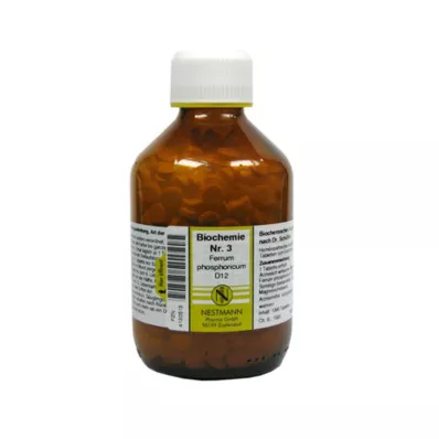 BIOCHEMIE 3 Ferrum phosphoricum D 12 tablettia, 1000 kpl