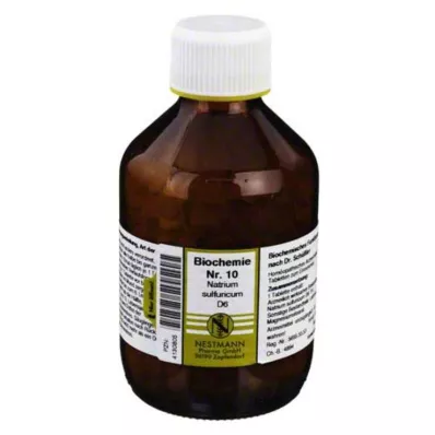 BIOCHEMIE 10 Natrium sulphuricum D 6 tablettia, 1000 kpl
