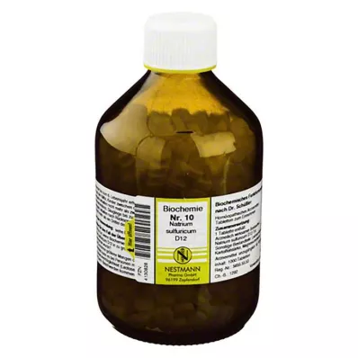 BIOCHEMIE 10 Natrium sulphuricum D 12 tablettia, 1000 kpl