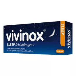 VIVINOX Sleep Sleep -pastillit päällystetty tabletti, 20 kpl