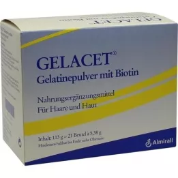 GELACET Biotiinia sisältävä gelatiinijauhe pussissa, 21 kpl