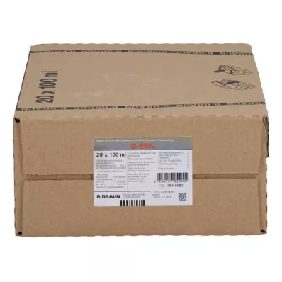 GLUCOSE 50 % B.Braun, 20X100 ml