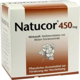 NATUCOR 450 mg kalvopäällysteiset tabletit, 100 kpl
