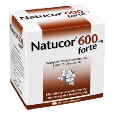 NATUCOR 600 mg forte kalvopäällysteiset tabletit, 100 kpl