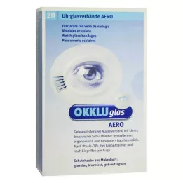 OKKLUGLAS Aero kellolasin sidonta, 20 kpl