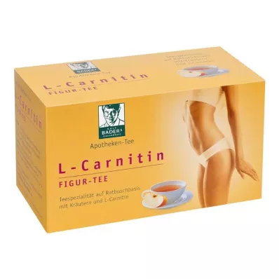 BADERS Active Tea L-karnitiini suodatinpussi, 20 kpl