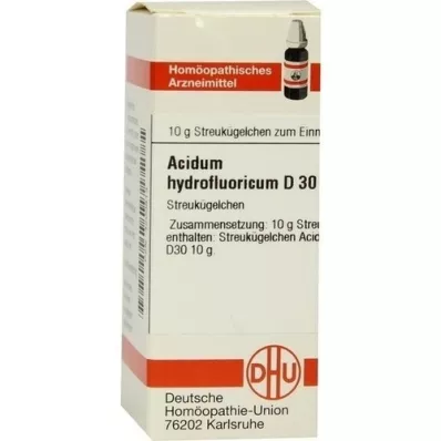 ACIDUM HYDROFLUORICUM D 30 palloa, 10 g