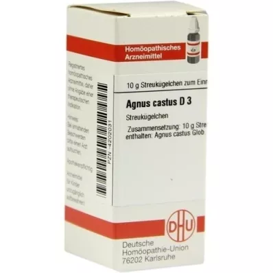 AGNUS CASTUS D 3 palloa, 10 g