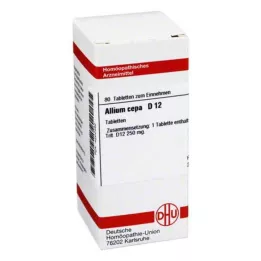 ALLIUM CEPA D 12 tablettia, 80 kpl