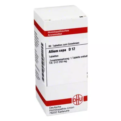 ALLIUM CEPA D 12 tablettia, 80 kpl