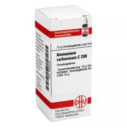 AMMONIUM CARBONICUM C 200 palloa, 10 g