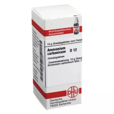 AMMONIUM CARBONICUM D 12 palloa, 10 g AMMONIUM CARBONICUM D 12 palloa, 10 g