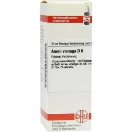 AMMI VISNAGA D 6 Laimennus, 20 ml