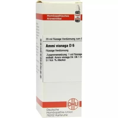 AMMI VISNAGA D 6 Laimennus, 20 ml