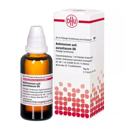 ANTIMONIUM SULFURATUM aurantiacum D 6 Laimennus, 50 ml ANTIMONIUM SULFURATUM aurantiacum D 6 Laimennus, 50 ml