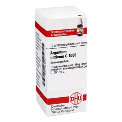 ARGENTUM NITRICUM C 1000 palleroa, 10 g