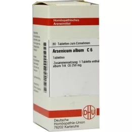 ARSENICUM ALBUM C 6 tablettia, 80 kpl