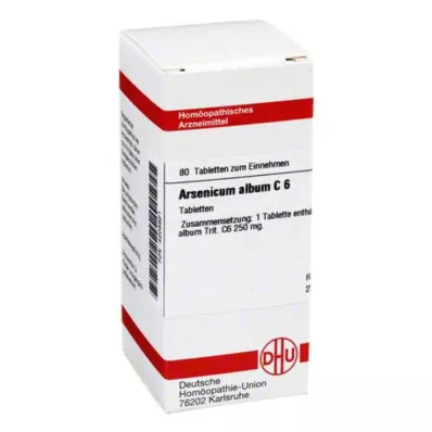ARSENICUM ALBUM C 6 tablettia, 80 kpl