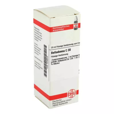 BELLADONNA C 30 -laimennos, 20 ml BELLADONNA C 30 -laimennos, 20 ml
