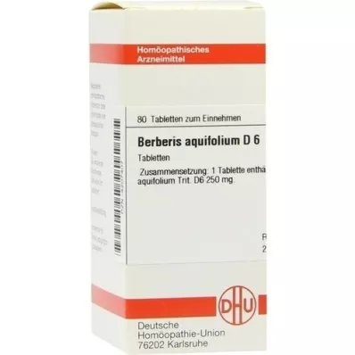 BERBERIS AQUIFOLIUM D 6 tablettia, 80 kpl