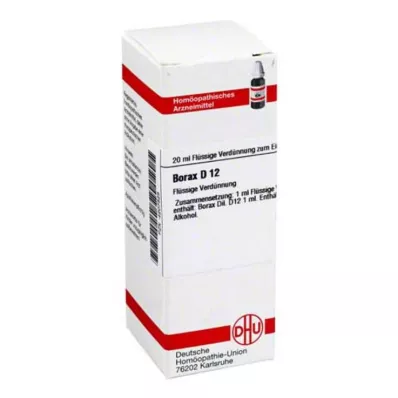 BORAX D 12 Laimennus, 20 ml