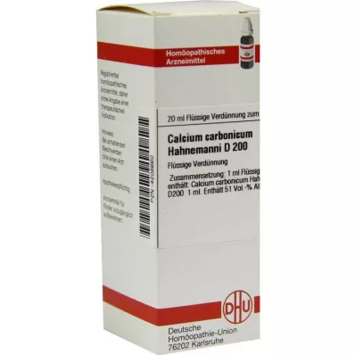 CALCIUM CARBONICUM Hahnemanni D 200 Laimennus, 20 ml CALCIUM CARBONICUM Hahnemanni D 200 Laimennus, 20 ml