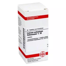 CALCIUM CARBONICUM Hahnemanni C 30 tablettia, 80 kpl