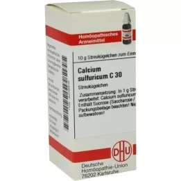 CALCIUM SULFURICUM C 30 palloa, 10 g