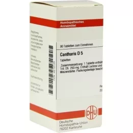 CANTHARIS D 5 tablettia, 80 kpl