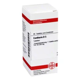 CANTHARIS D 5 tablettia, 80 kpl