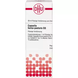 CAPSELLA BURSA pastoris D 3 -laimennus, 20 ml