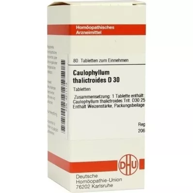 CAULOPHYLLUM THALICTROIDES D 30 tablettia, 80 kpl