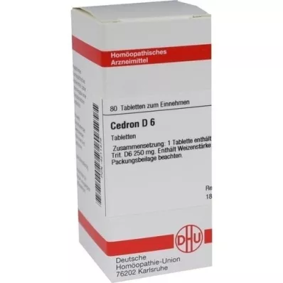 CEDRON D 6 tablettia, 80 kpl