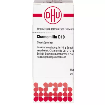 CHAMOMILLA D 10 palloa, 10 g