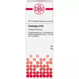 CRATAEGUS D 10 Laimennus, 20 ml