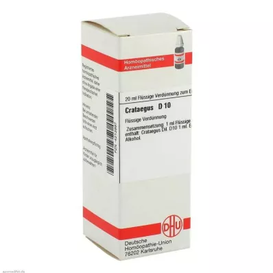 CRATAEGUS D 10 Laimennus, 20 ml CRATAEGUS D 10 Laimennus, 20 ml