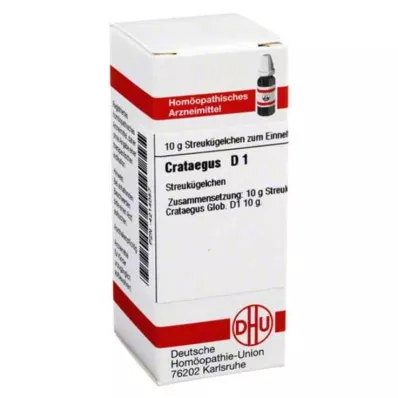 CRATAEGUS D 1 pallo, 10 g