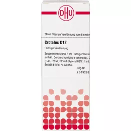 CROTALUS D 12 Laimennus, 50 ml