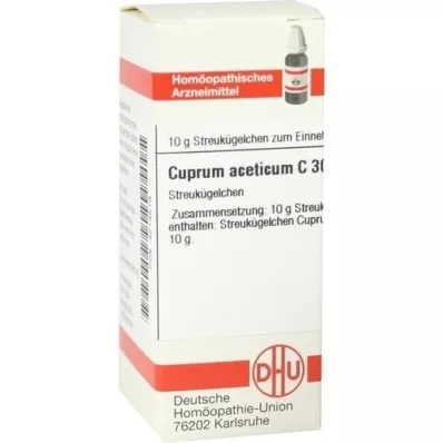 CUPRUM ACETICUM C 30 palloa, 10 g