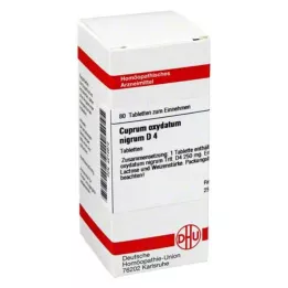 CUPRUM OXYDATUM nigrum D 4 tablettia, 80 kpl