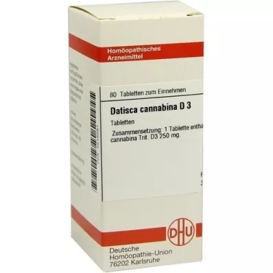 DATISCA cannabina D 3 tablettia, 80 kpl
