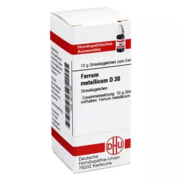 FERRUM METALLICUM D 30 palloa, 10 g