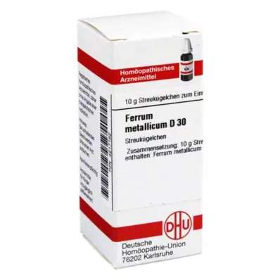 FERRUM METALLICUM D 30 palloa, 10 g FERRUM METALLICUM D 30 palloa, 10 g