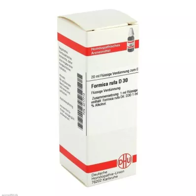 FORMICA RUFA D 30 Laimennus, 20 ml