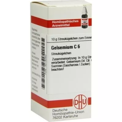 GELSEMIUM C 6 palloja, 10 g