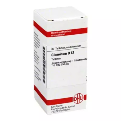 GLONOINUM D 12 tablettia, 80 kpl GLONOINUM D 12 tablettia, 80 kpl